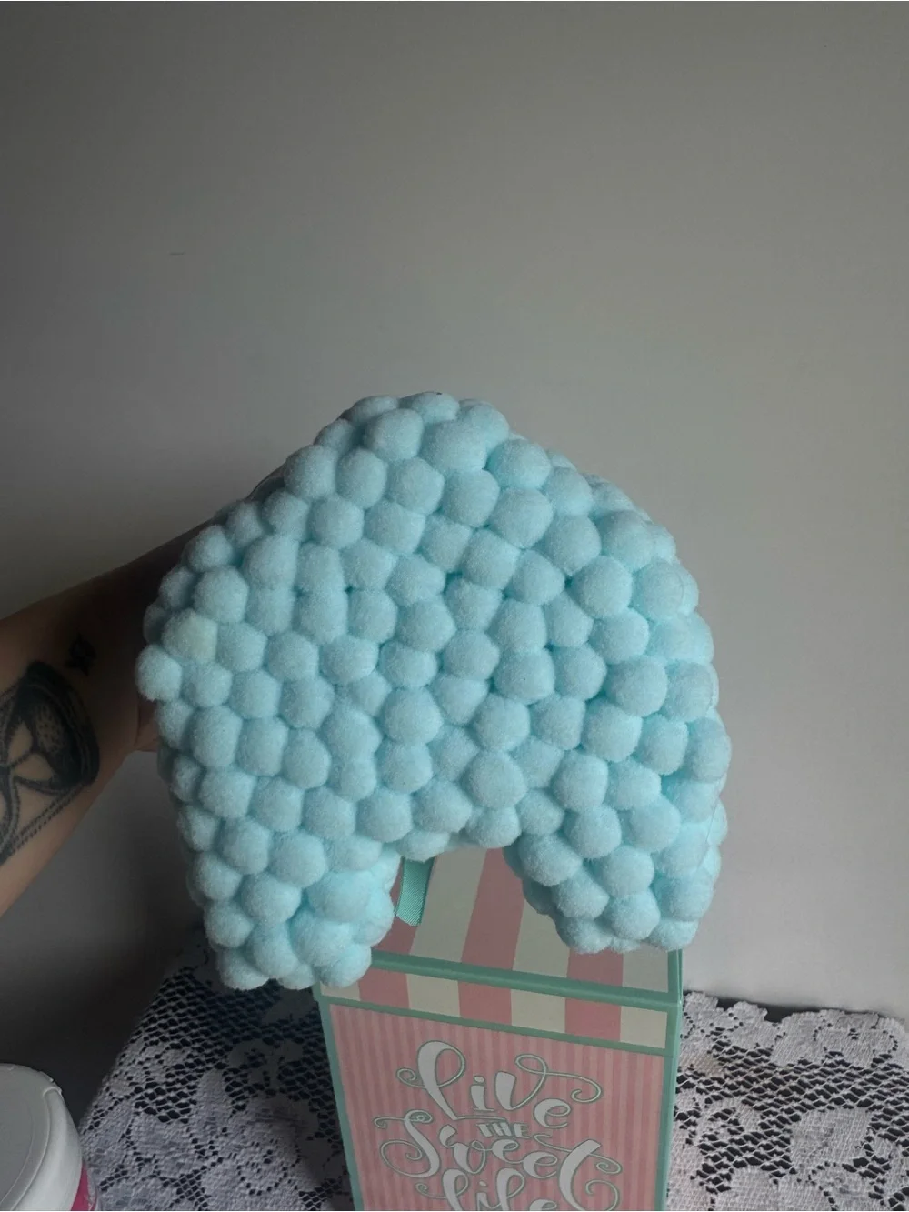 💗5 for $25💗 Motion Design Always & Forever Mint Marshmallow Bear Decor Plush